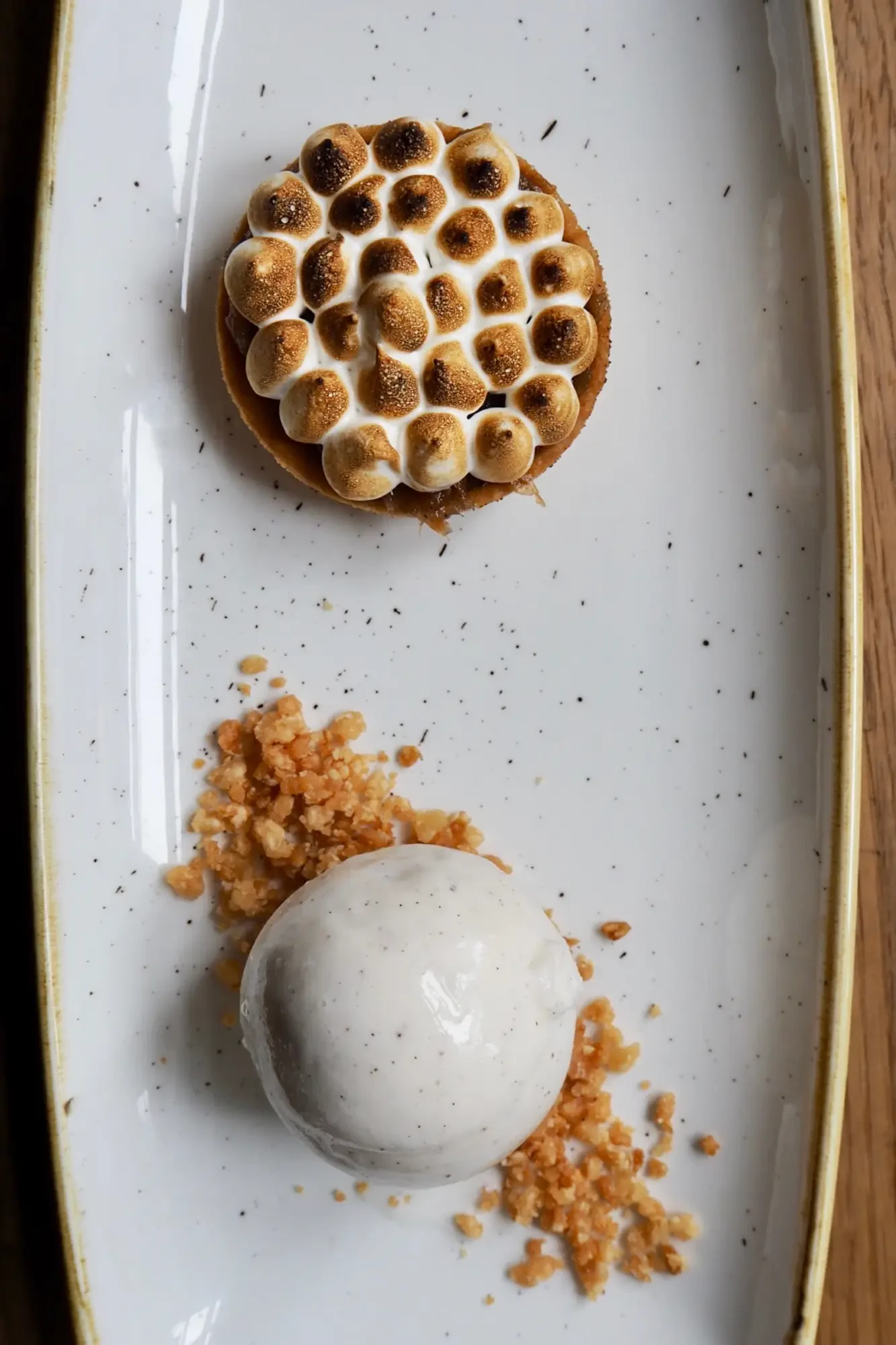 Tarte Au Citron Meringuées m. vaniljeis