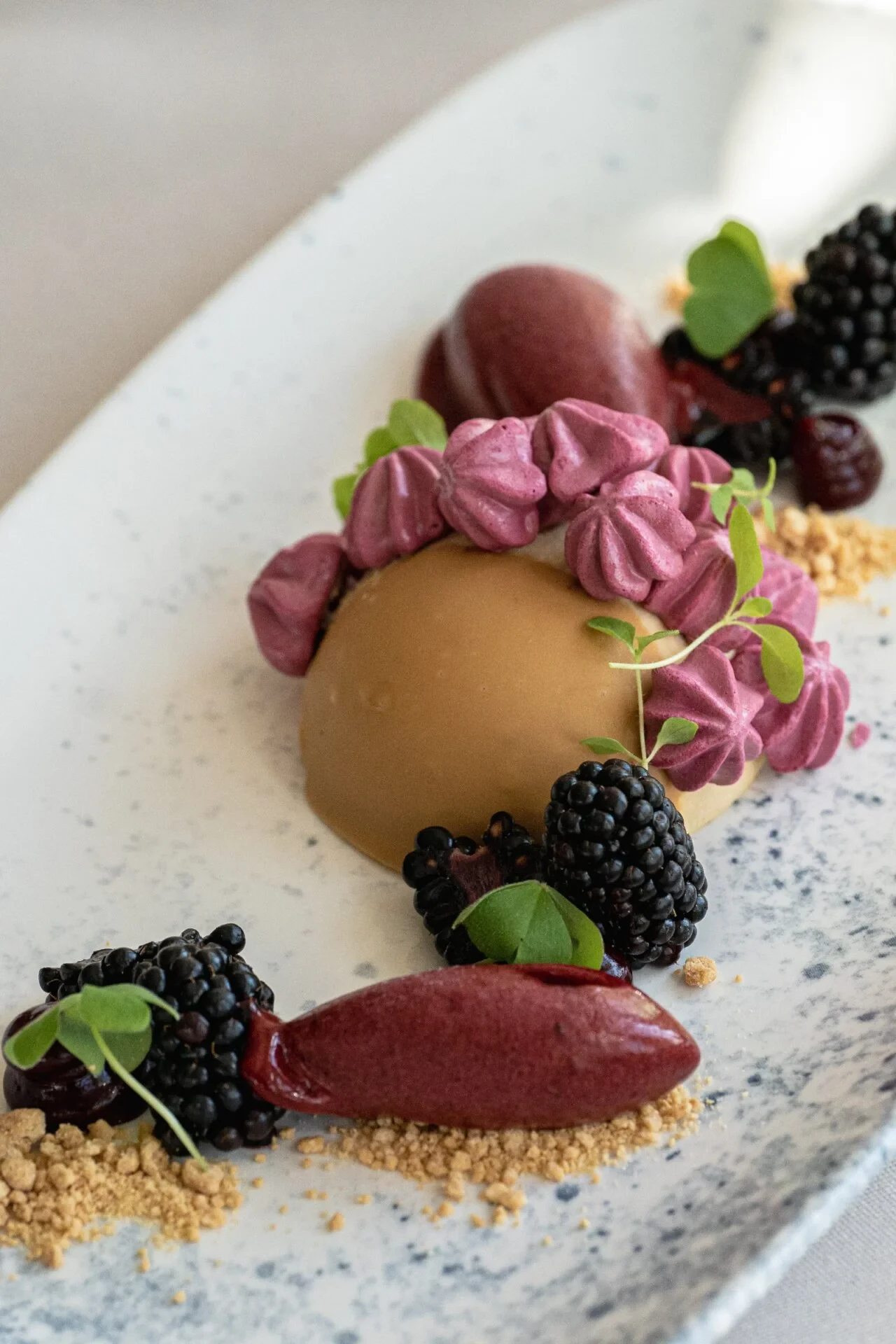Lækker Dolce de Leche fra med solbær sorbet
