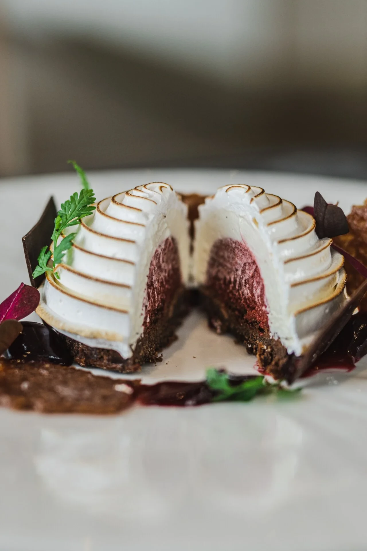 Fantastisk flot Baked Alaska dessert