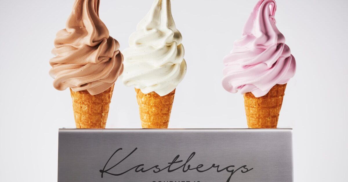 Softice cones in holder