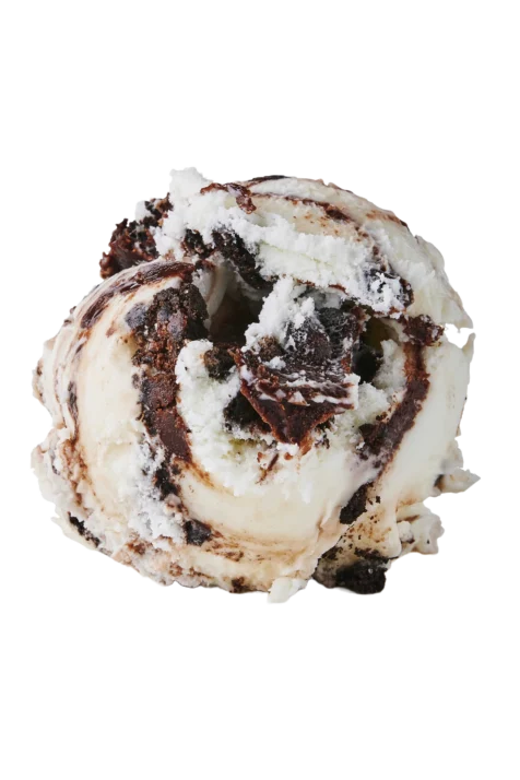 Lækker kugle af Kastbergs Chokolade-kiks is