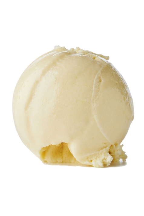 Lækker kugle af Kastbergs Passionsfrugt sorbet