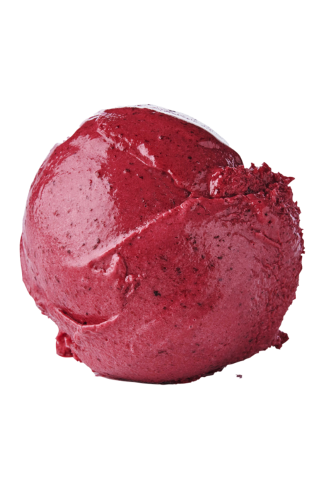 En lækker kugle af Kastbergs Solbær Sorbet