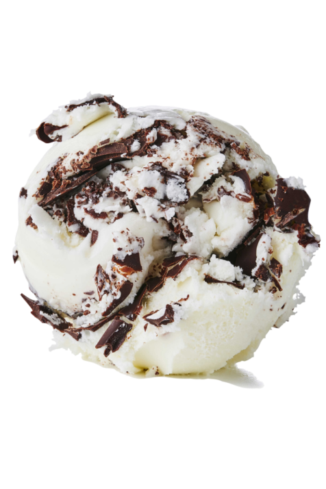 Flot kugle af Kastbergs Stracciatella Is