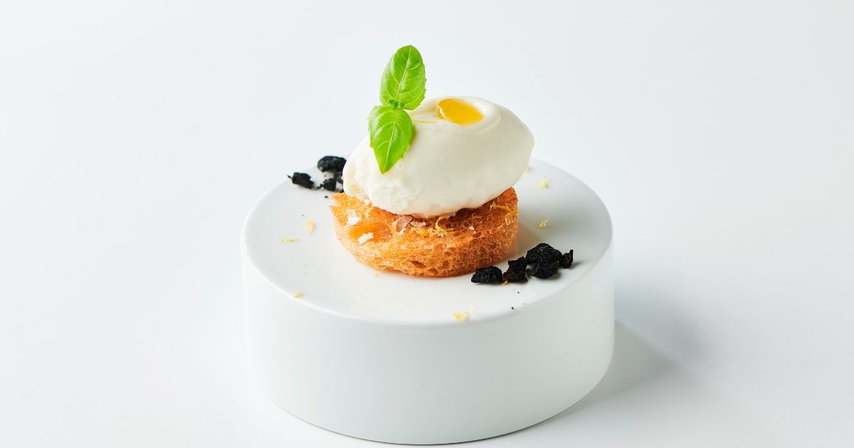 Lichte desserts met ijs